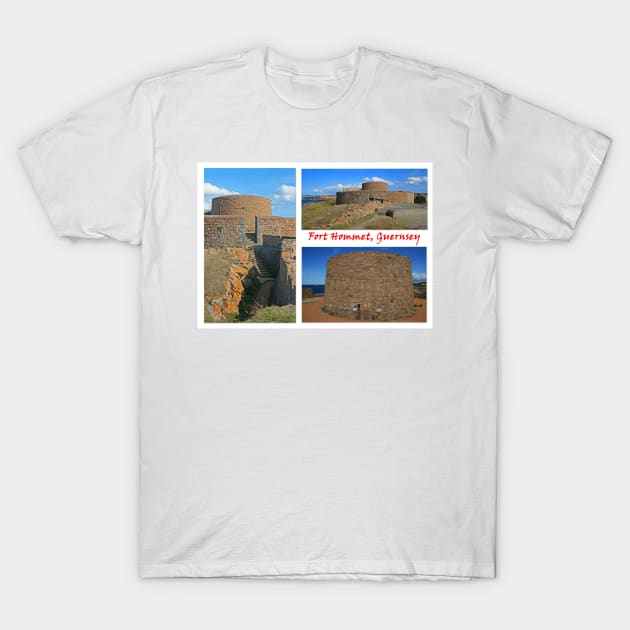 Fort Hommet, Guernsey T-Shirt by RedHillDigital